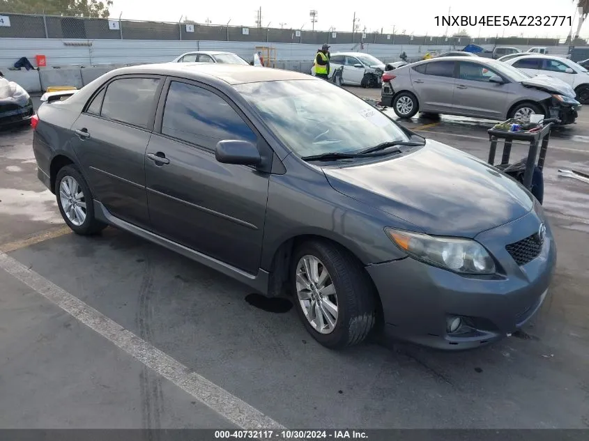 2010 Toyota Corolla S VIN: 1NXBU4EE5AZ232771 Lot: 40732117