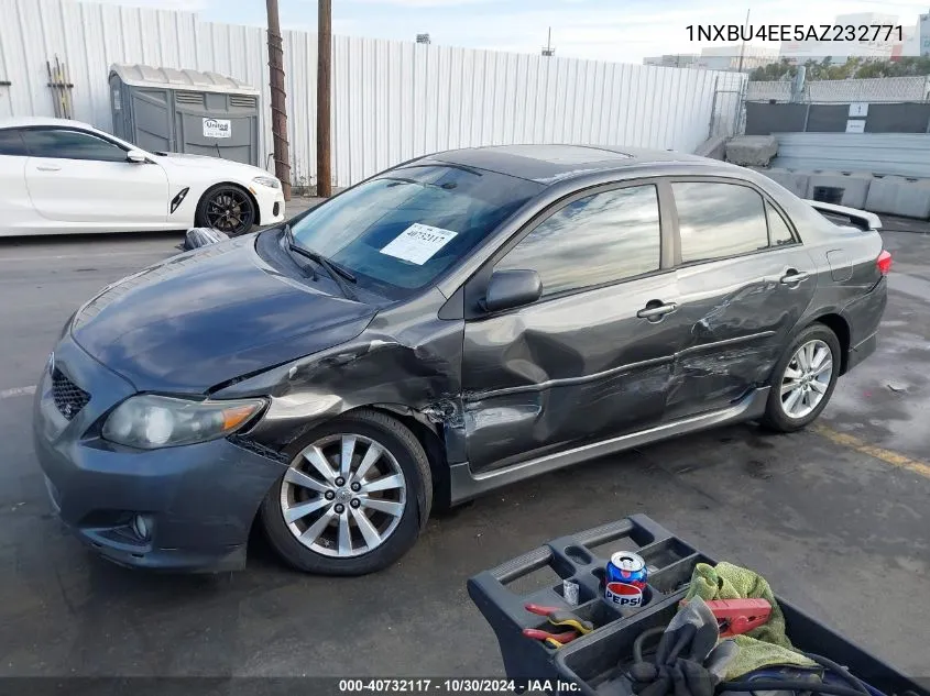 2010 Toyota Corolla S VIN: 1NXBU4EE5AZ232771 Lot: 40732117