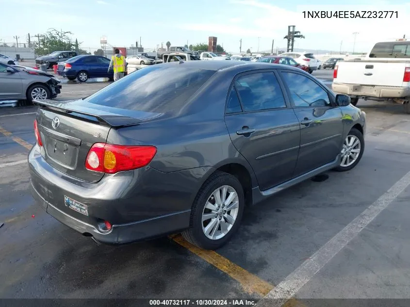 2010 Toyota Corolla S VIN: 1NXBU4EE5AZ232771 Lot: 40732117