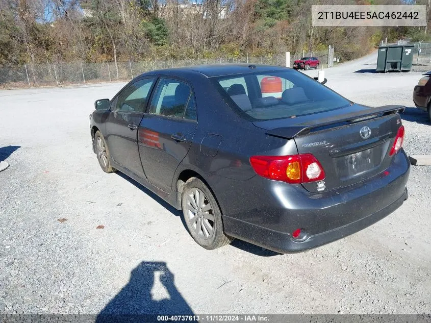 2010 Toyota Corolla S VIN: 2T1BU4EE5AC462442 Lot: 40737613