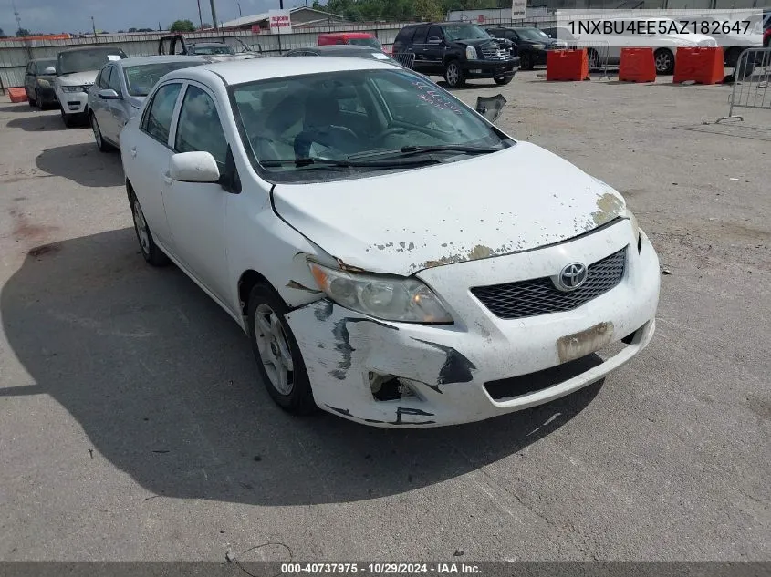 2010 Toyota Corolla Le VIN: 1NXBU4EE5AZ182647 Lot: 40737975