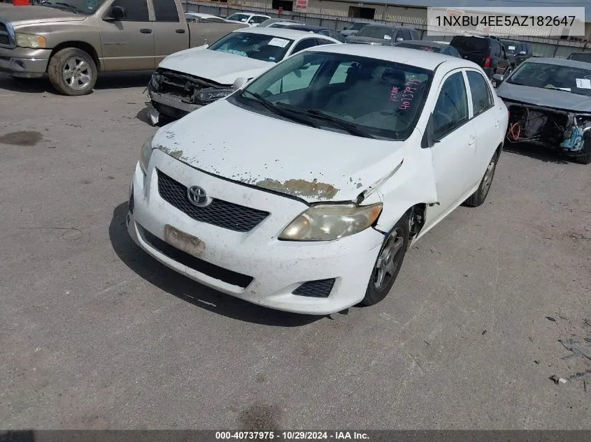 1NXBU4EE5AZ182647 2010 Toyota Corolla Le