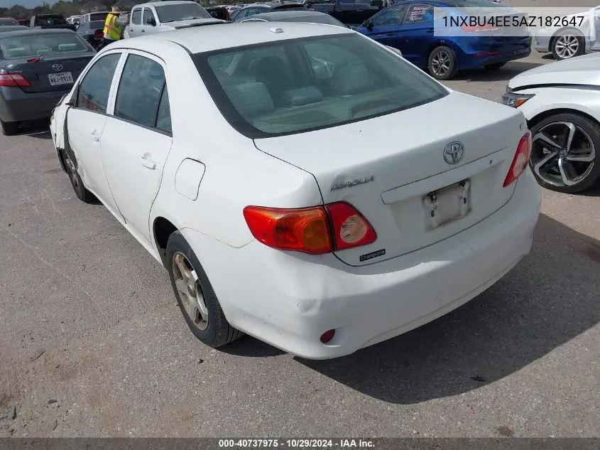 2010 Toyota Corolla Le VIN: 1NXBU4EE5AZ182647 Lot: 40737975