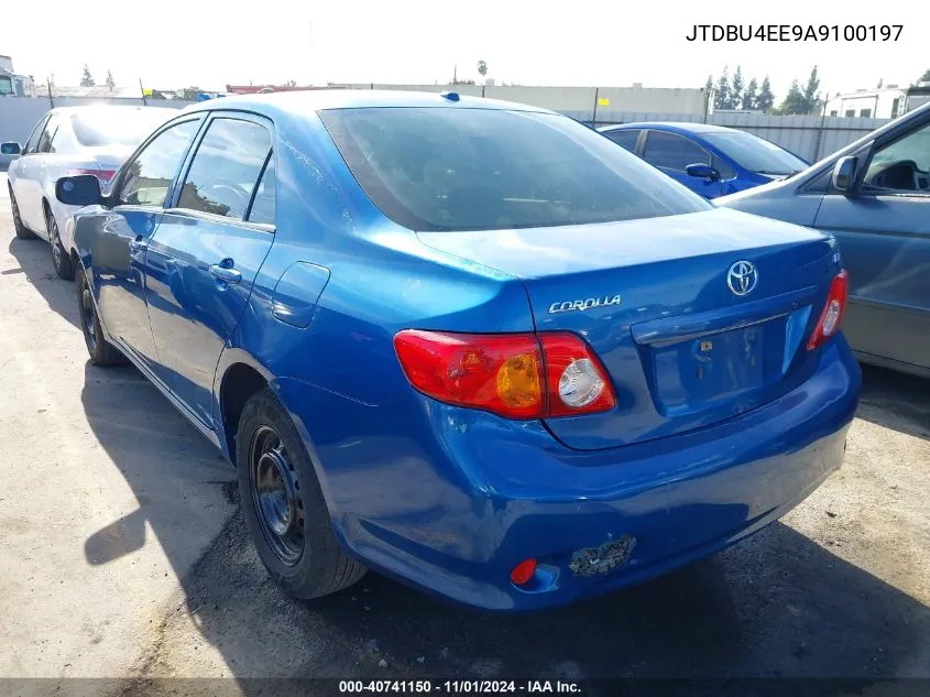 JTDBU4EE9A9100197 2010 Toyota Corolla Le