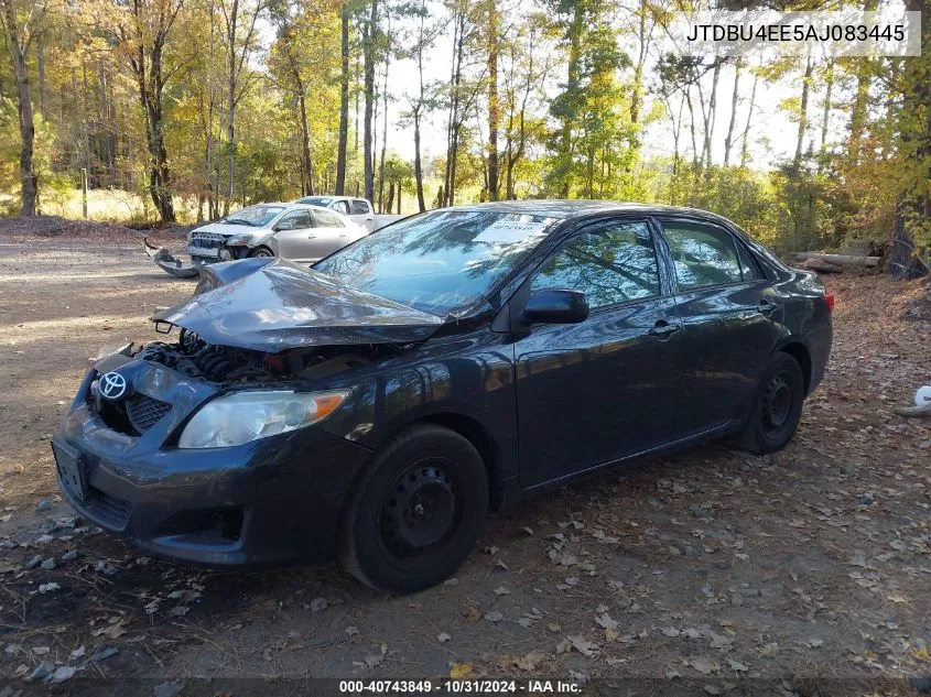 2010 Toyota Corolla Le VIN: JTDBU4EE5AJ083445 Lot: 40743849