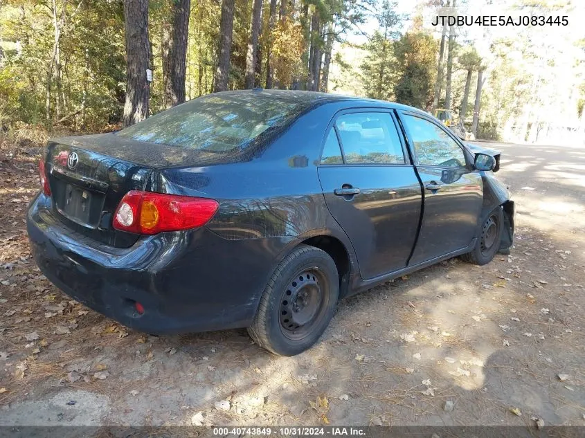 2010 Toyota Corolla Le VIN: JTDBU4EE5AJ083445 Lot: 40743849