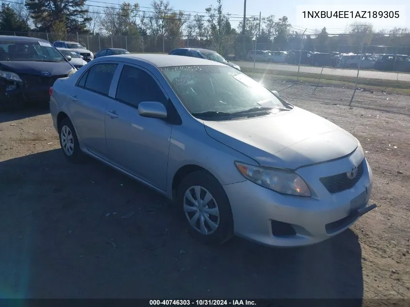 2010 Toyota Corolla Le VIN: 1NXBU4EE1AZ189305 Lot: 40746303