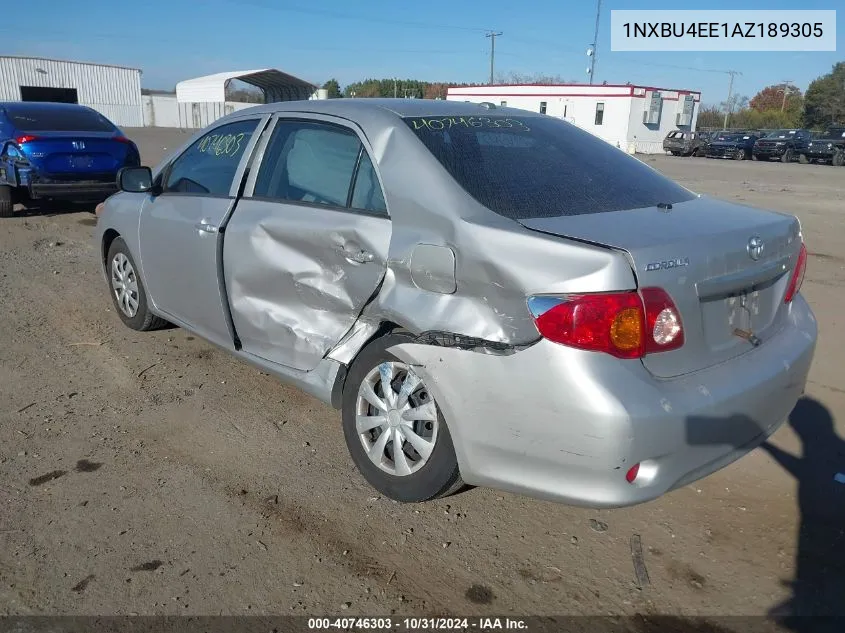 2010 Toyota Corolla Le VIN: 1NXBU4EE1AZ189305 Lot: 40746303