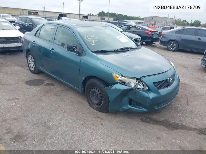 2010 Toyota Corolla Le VIN: 1NXBU4EE3AZ178709 Lot: 40749634