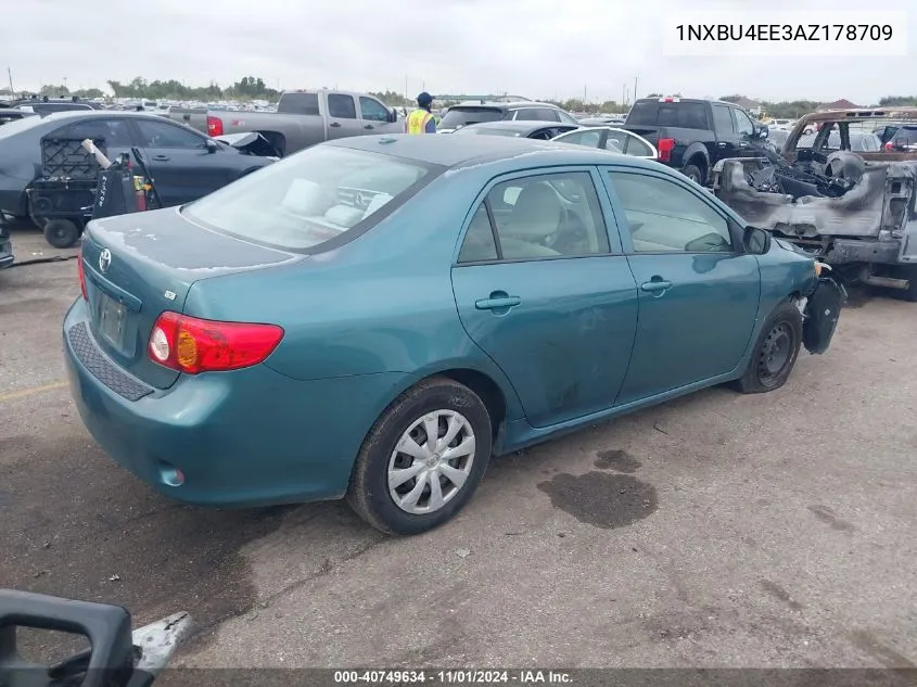 1NXBU4EE3AZ178709 2010 Toyota Corolla Le