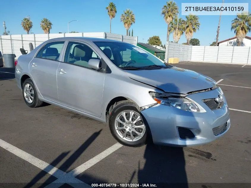 2010 Toyota Corolla Le VIN: 2T1BU4EE3AC410159 Lot: 40754779