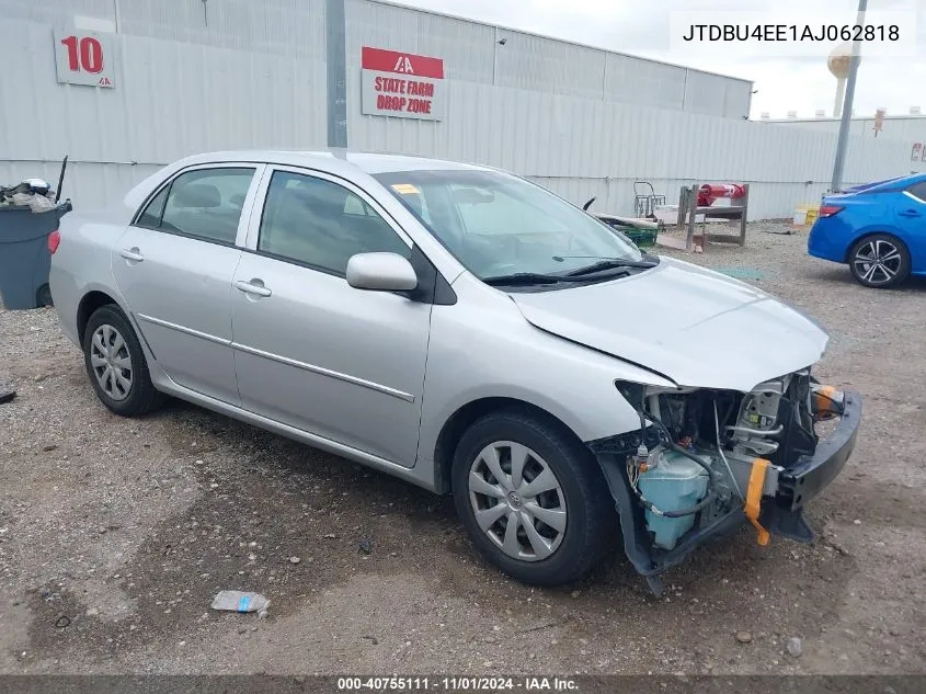 2010 Toyota Corolla Le VIN: JTDBU4EE1AJ062818 Lot: 40755111