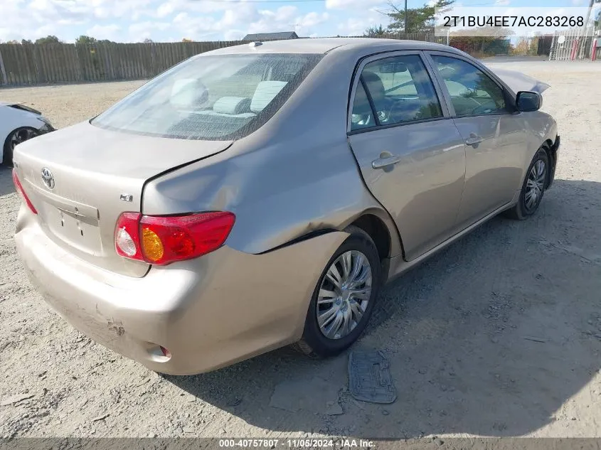 2010 Toyota Corolla Le VIN: 2T1BU4EE7AC283268 Lot: 40757807