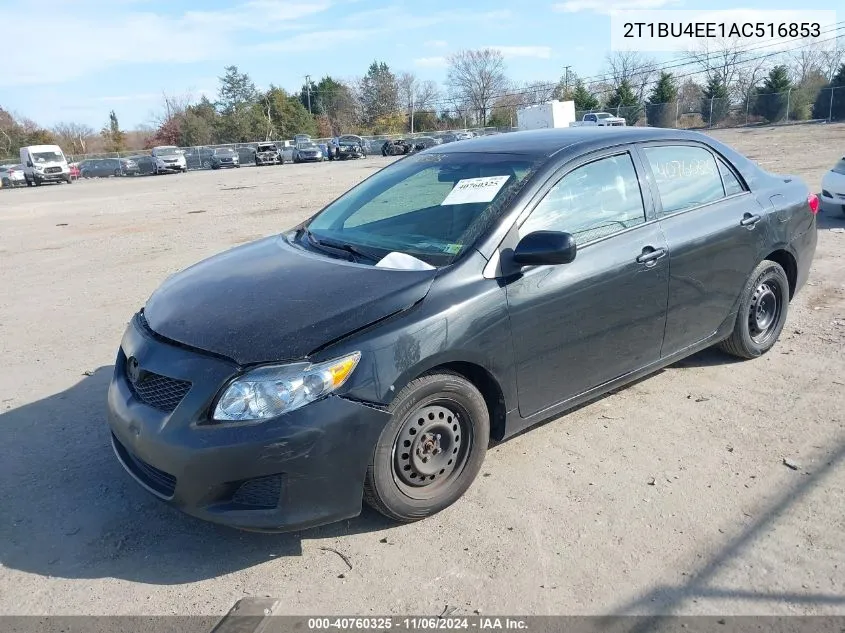 2010 Toyota Corolla Le VIN: 2T1BU4EE1AC516853 Lot: 40760325