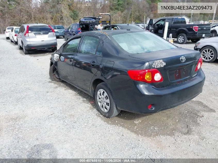 2010 Toyota Corolla VIN: 1NXBU4EE3AZ209473 Lot: 40765510