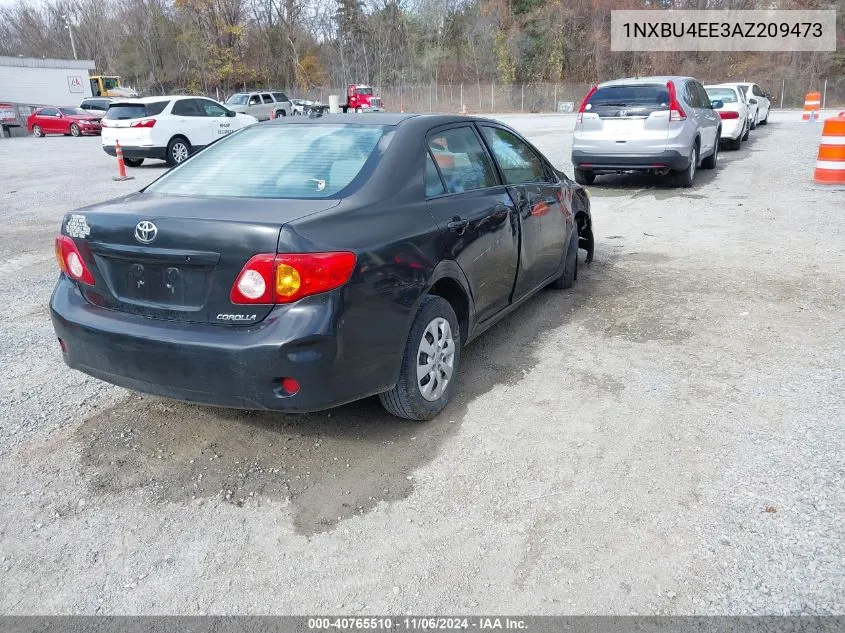 2010 Toyota Corolla VIN: 1NXBU4EE3AZ209473 Lot: 40765510