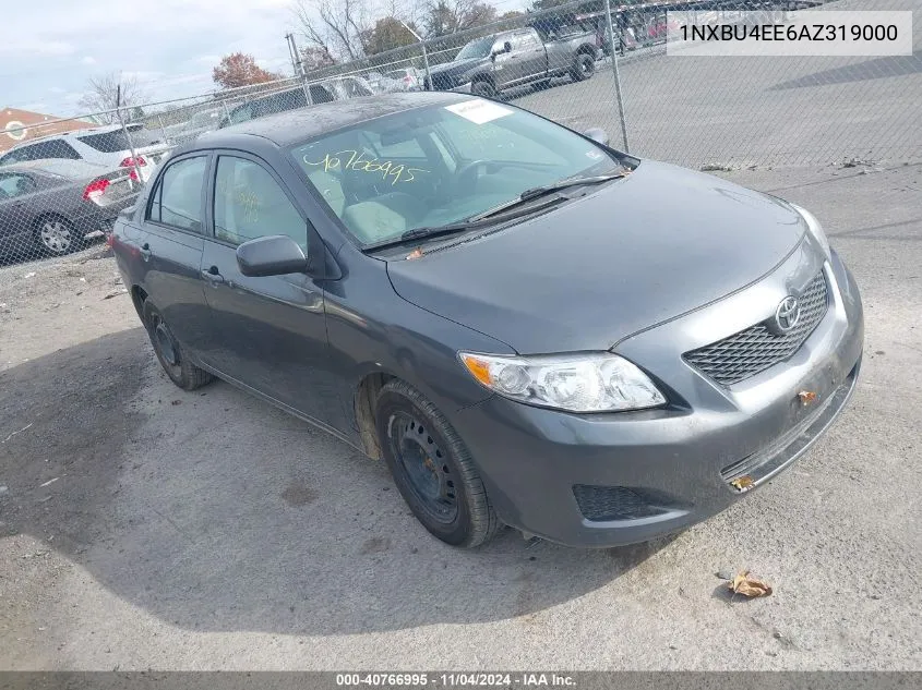 2010 Toyota Corolla Le VIN: 1NXBU4EE6AZ319000 Lot: 40766995