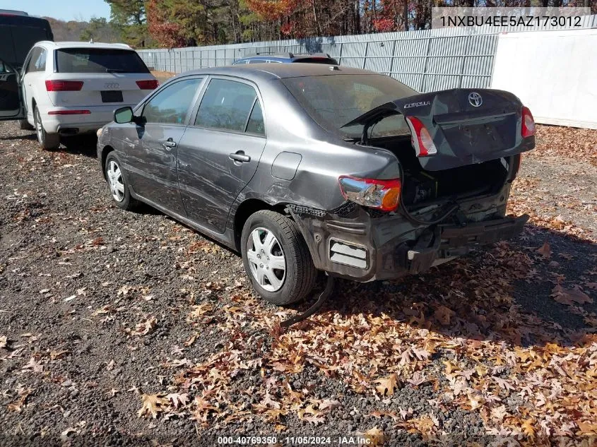 2010 Toyota Corolla Le VIN: 1NXBU4EE5AZ173012 Lot: 40769350