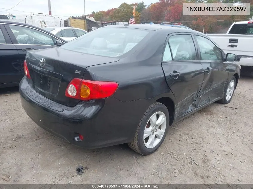 2010 Toyota Corolla Le VIN: 1NXBU4EE7AZ329597 Lot: 40770597