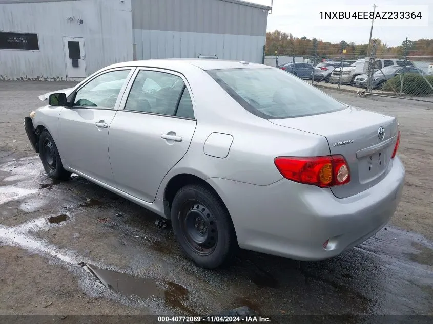 2010 Toyota Corolla Le VIN: 1NXBU4EE8AZ233364 Lot: 40772089