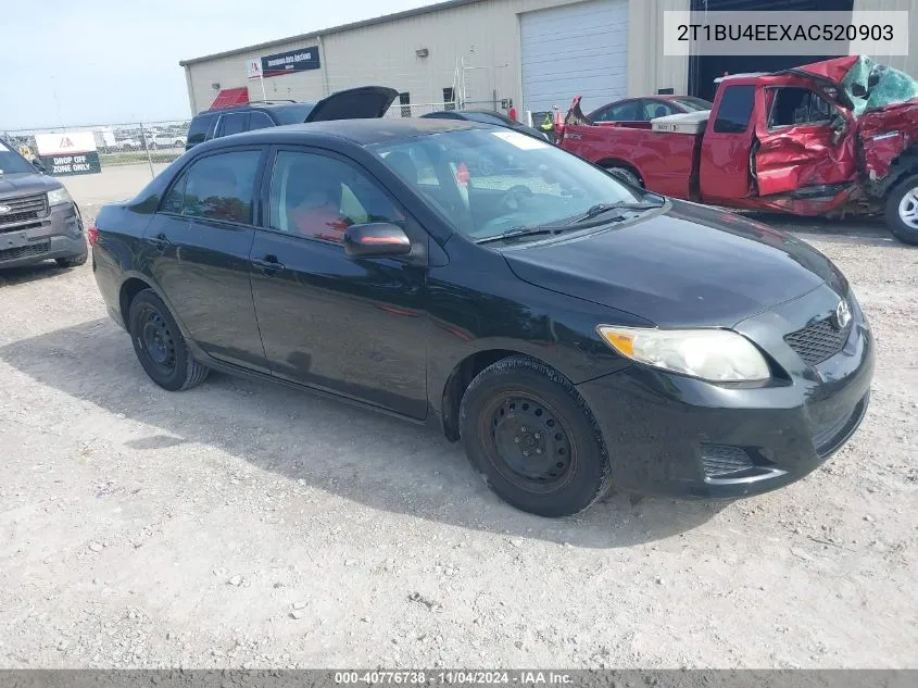 2010 Toyota Corolla Le VIN: 2T1BU4EEXAC520903 Lot: 40776738