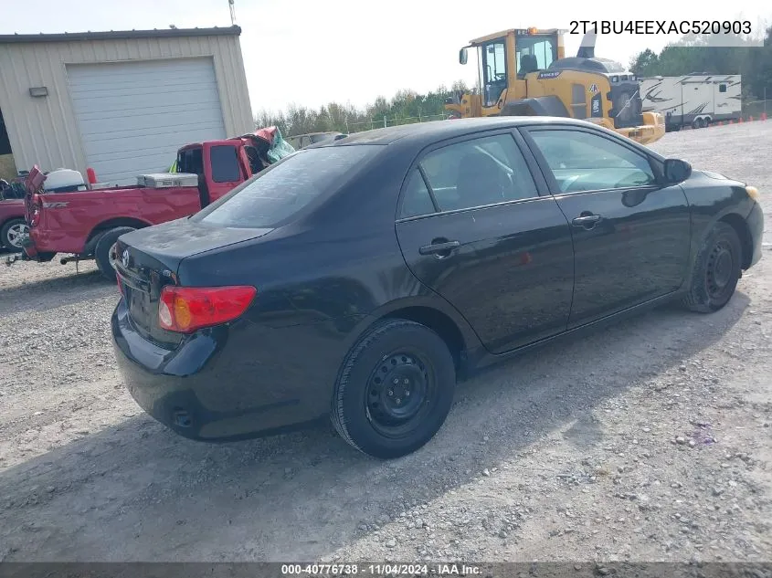 2010 Toyota Corolla Le VIN: 2T1BU4EEXAC520903 Lot: 40776738