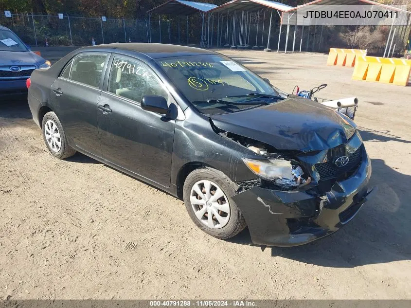 2010 Toyota Corolla Le VIN: JTDBU4EE0AJ070411 Lot: 40791288