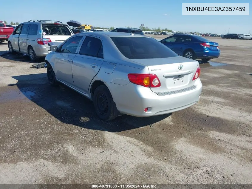 2010 Toyota Corolla Le VIN: 1NXBU4EE3AZ357459 Lot: 40791638