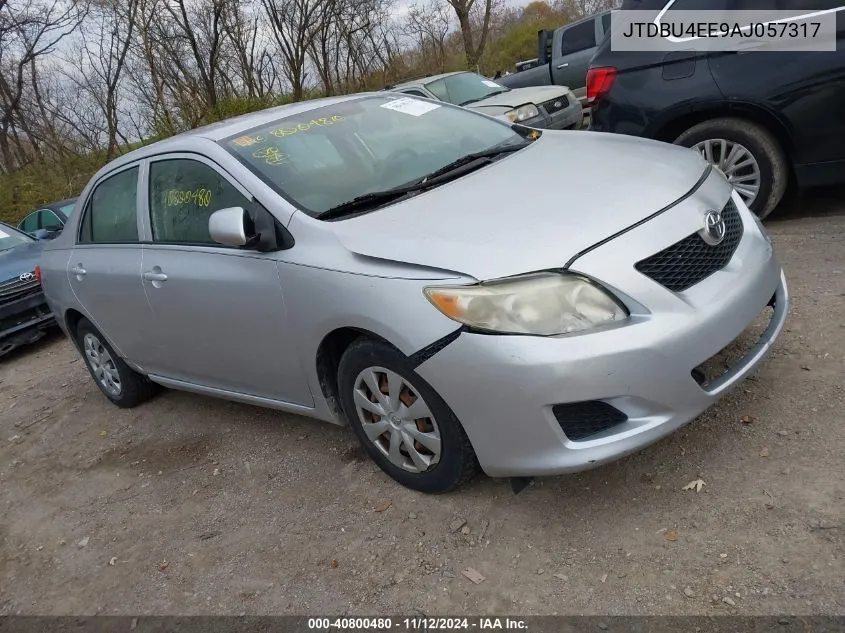 2010 Toyota Corolla Le VIN: JTDBU4EE9AJ057317 Lot: 40800480