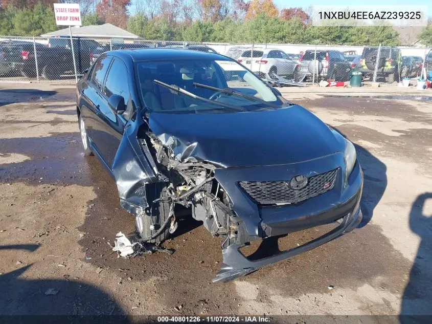 2010 Toyota Corolla S VIN: 1NXBU4EE6AZ239325 Lot: 40801226