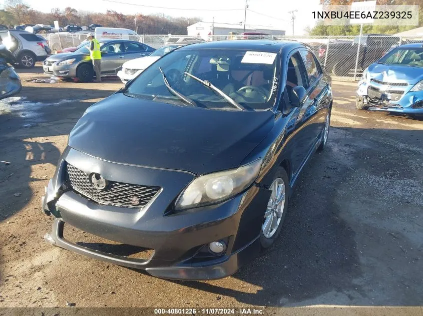 2010 Toyota Corolla S VIN: 1NXBU4EE6AZ239325 Lot: 40801226