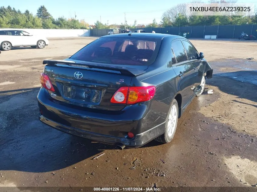 2010 Toyota Corolla S VIN: 1NXBU4EE6AZ239325 Lot: 40801226