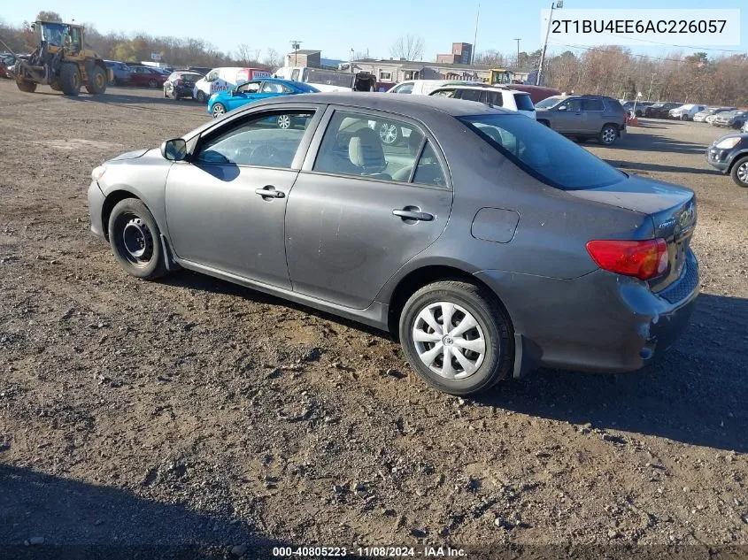 2010 Toyota Corolla Le VIN: 2T1BU4EE6AC226057 Lot: 40805223