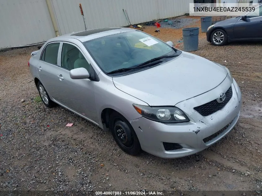 2010 Toyota Corolla Le VIN: 1NXBU4EE0AZ245539 Lot: 40807883