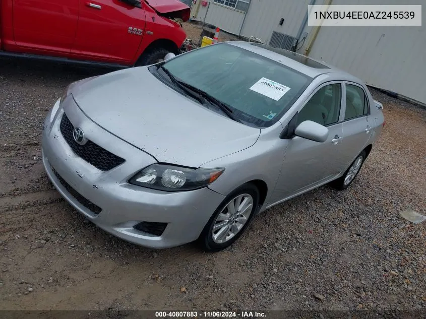 2010 Toyota Corolla Le VIN: 1NXBU4EE0AZ245539 Lot: 40807883