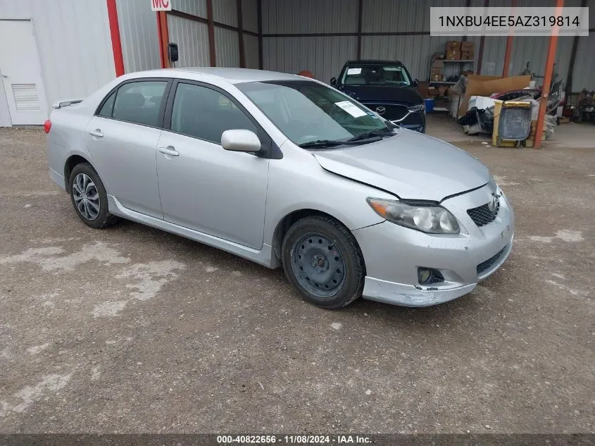 2010 Toyota Corolla S VIN: 1NXBU4EE5AZ319814 Lot: 40822656