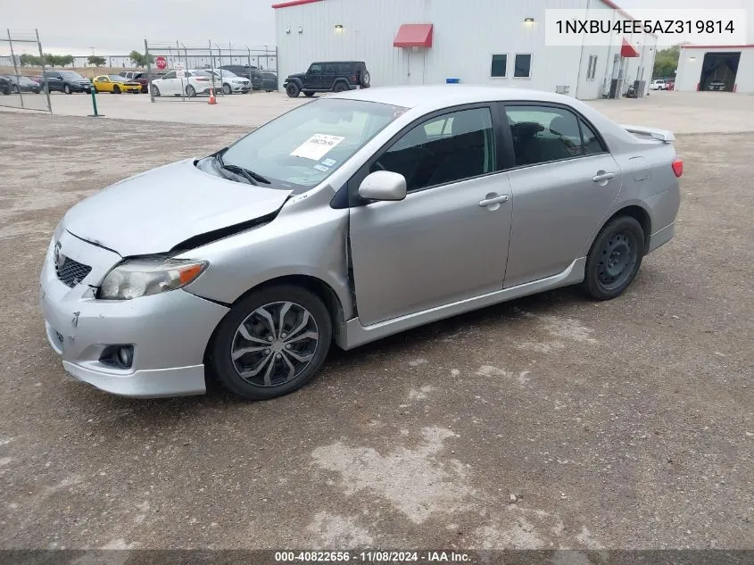 2010 Toyota Corolla S VIN: 1NXBU4EE5AZ319814 Lot: 40822656