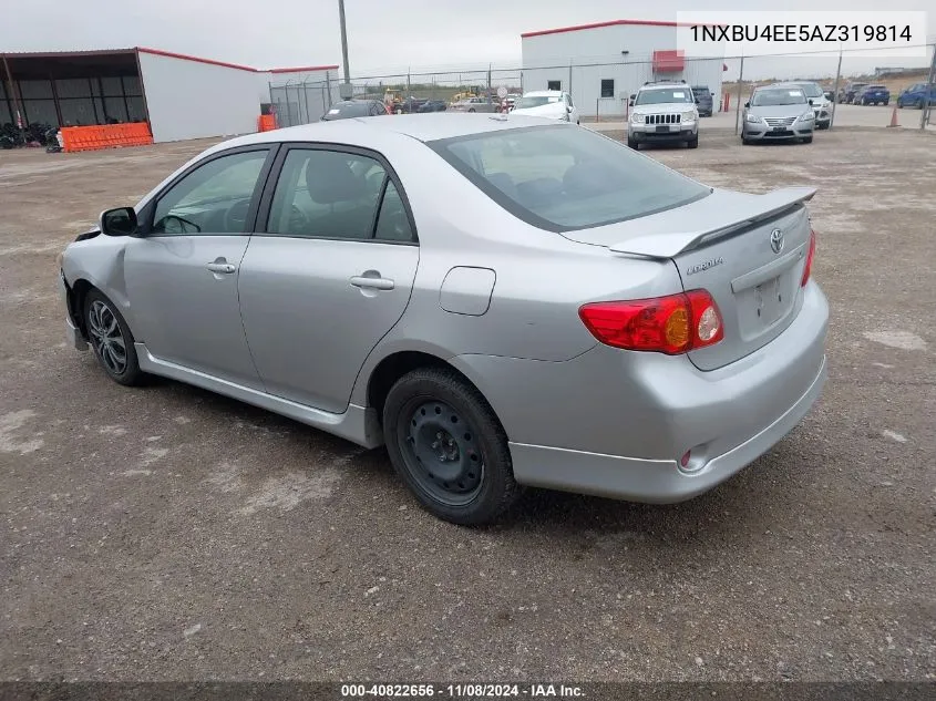 2010 Toyota Corolla S VIN: 1NXBU4EE5AZ319814 Lot: 40822656