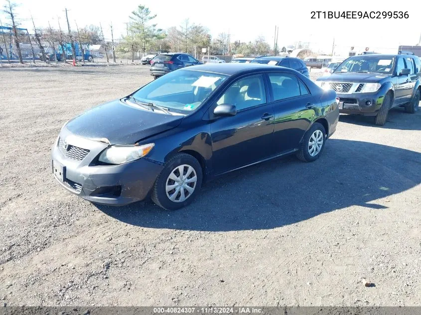 2010 Toyota Corolla Le VIN: 2T1BU4EE9AC299536 Lot: 40824307