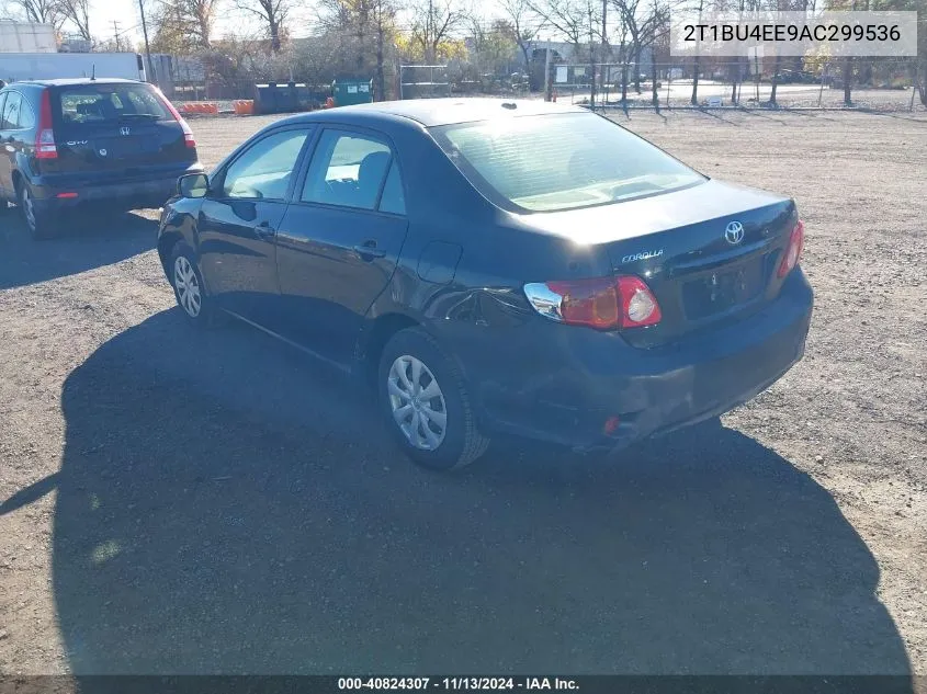 2010 Toyota Corolla Le VIN: 2T1BU4EE9AC299536 Lot: 40824307