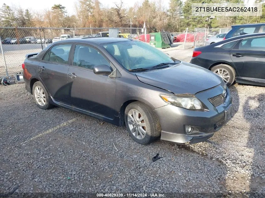 2T1BU4EE5AC262418 2010 Toyota Corolla S