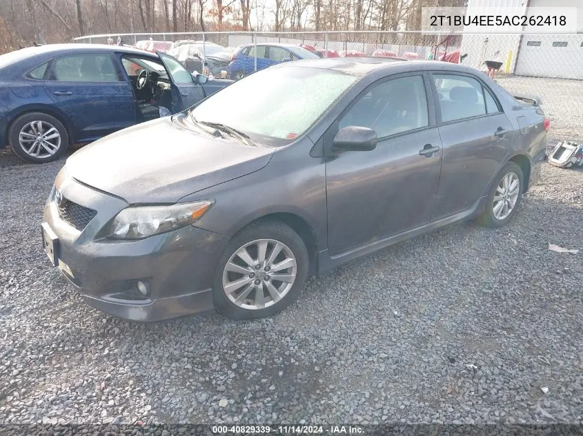 2T1BU4EE5AC262418 2010 Toyota Corolla S