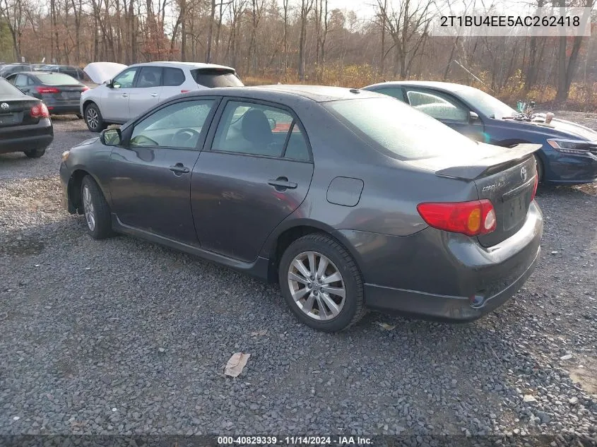 2T1BU4EE5AC262418 2010 Toyota Corolla S