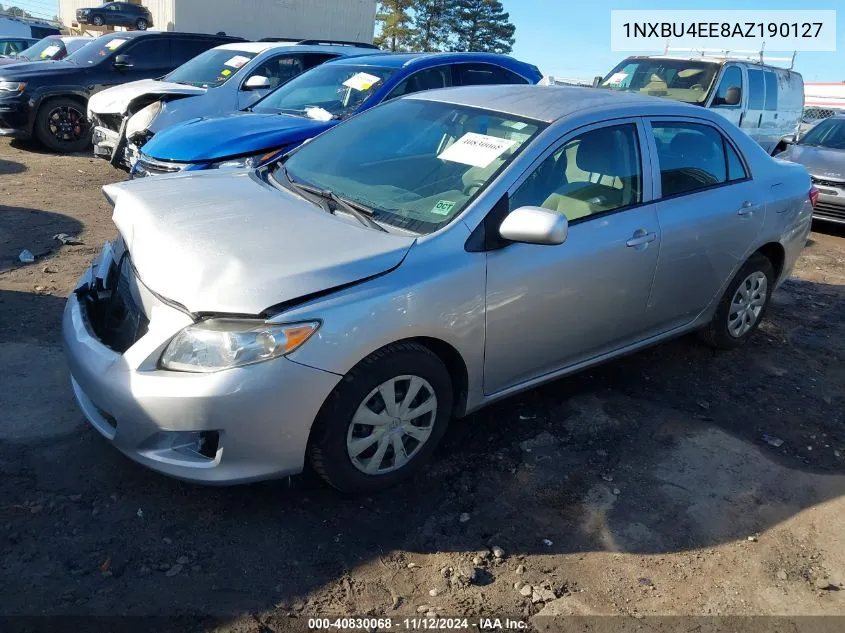 2010 Toyota Corolla Le VIN: 1NXBU4EE8AZ190127 Lot: 40830068