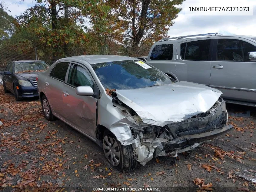 2010 Toyota Corolla Le VIN: 1NXBU4EE7AZ371073 Lot: 40843419