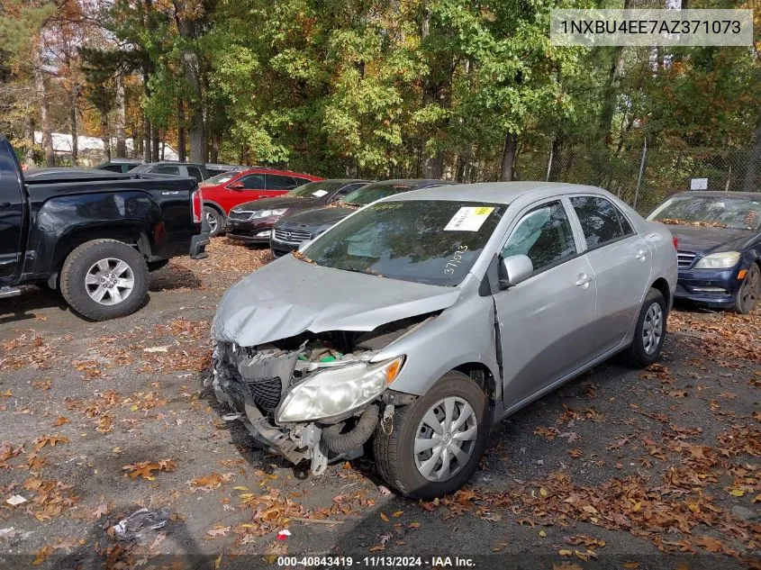 2010 Toyota Corolla Le VIN: 1NXBU4EE7AZ371073 Lot: 40843419