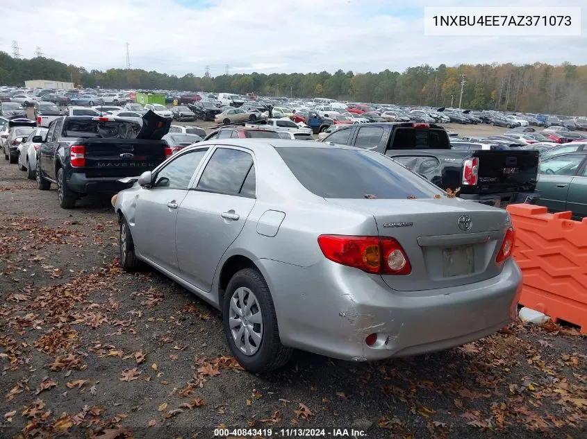 2010 Toyota Corolla Le VIN: 1NXBU4EE7AZ371073 Lot: 40843419