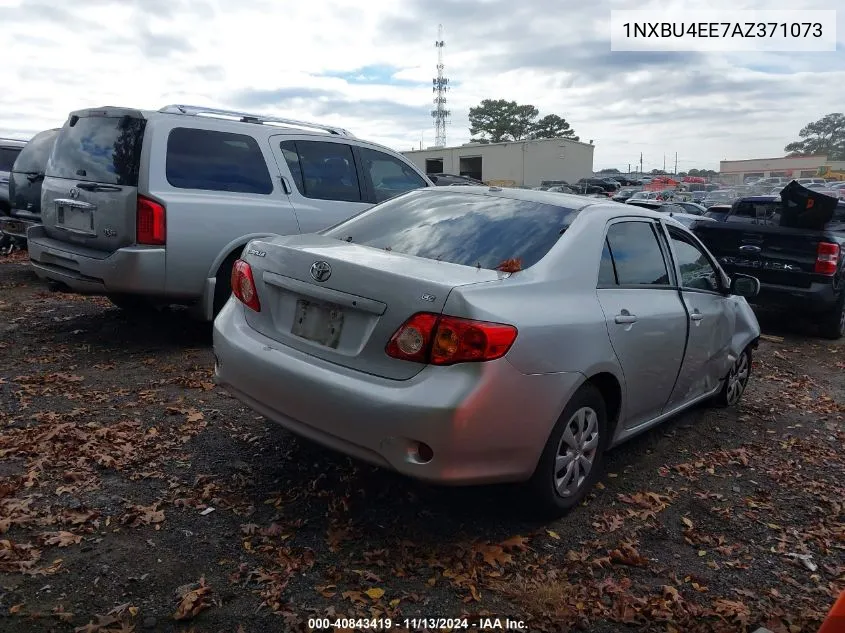 2010 Toyota Corolla Le VIN: 1NXBU4EE7AZ371073 Lot: 40843419