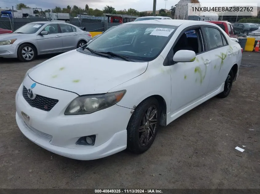 2010 Toyota Corolla S VIN: 1NXBU4EE8AZ382762 Lot: 40849325