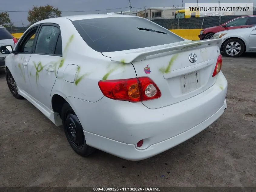 2010 Toyota Corolla S VIN: 1NXBU4EE8AZ382762 Lot: 40849325